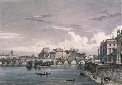 The Pont Neuf, 1832 by Bernhard Schmidt